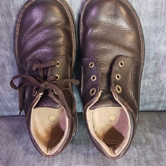 Dr. Martens Ordell brown pebbled unisex  leather Oxford shoe. Size Men7, Ladies8 main image 7